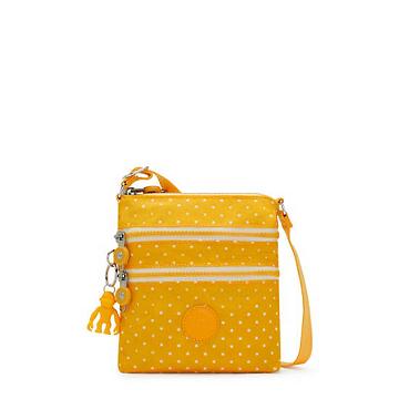 Kipling Alvar Extra Small Printed Mini Tassen Geel | België 1901XY